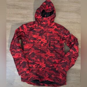 Red Camo Ski & Snowboard Jacket